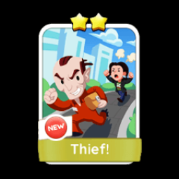 ✫Monopoly Go Stickers✫ Thief!(2 Star) 0